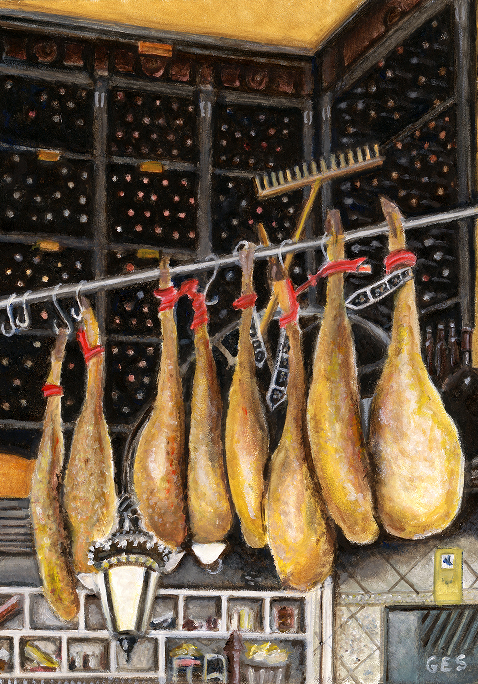 Jamón, Bar Alfalfa, Seville, Spain